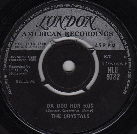 Crystals - Da Doo Ron Ron Vinyl Singles Vinyl Very Good (VG) <br> Hoes Generic