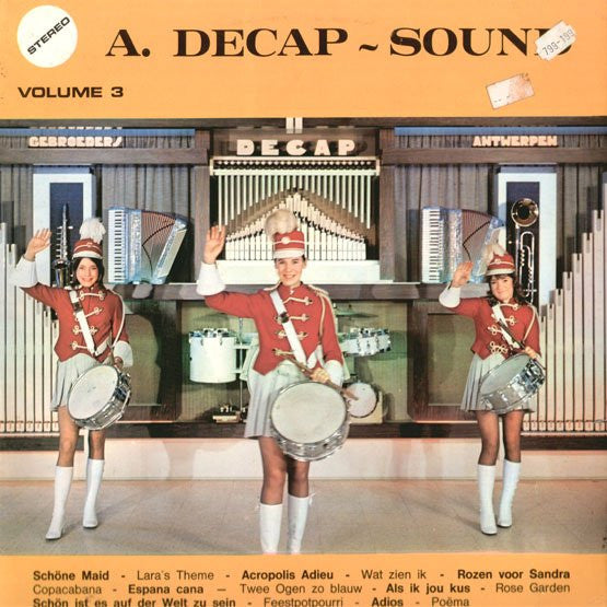Decap Organ Antwerp - A. Decap - Sound Volume 3 (LP) 50651 Vinyl LP Goede Staat