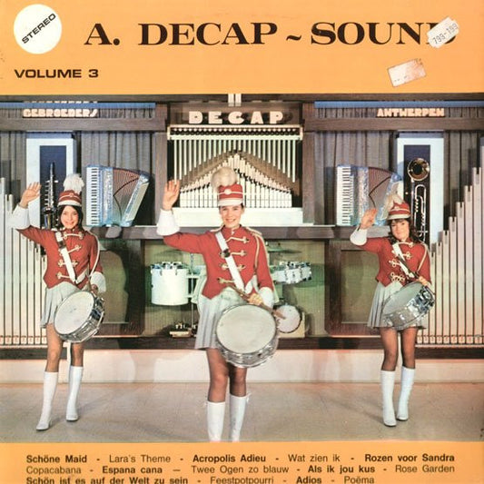 Decap Organ Antwerp - A. Decap - Sound Volume 3 (LP) 50651 Vinyl LP Goede Staat