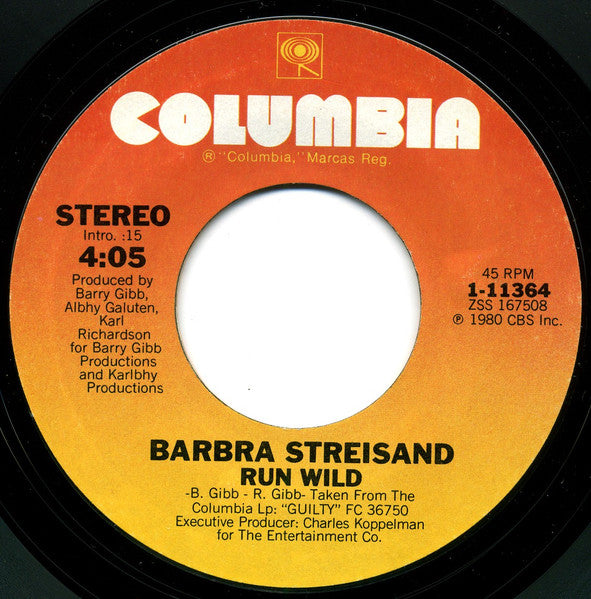 Barbra Streisand - Woman In Love Vinyl Singles Vinyl Very Good (VG) <br> Hoes Generic