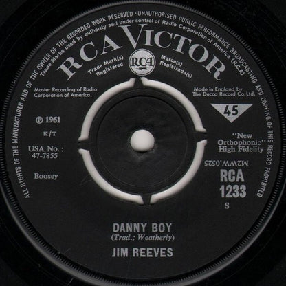 Jim Reeves - The Blizzard Vinyl Singles Vinyl Goed / Hoes Generic