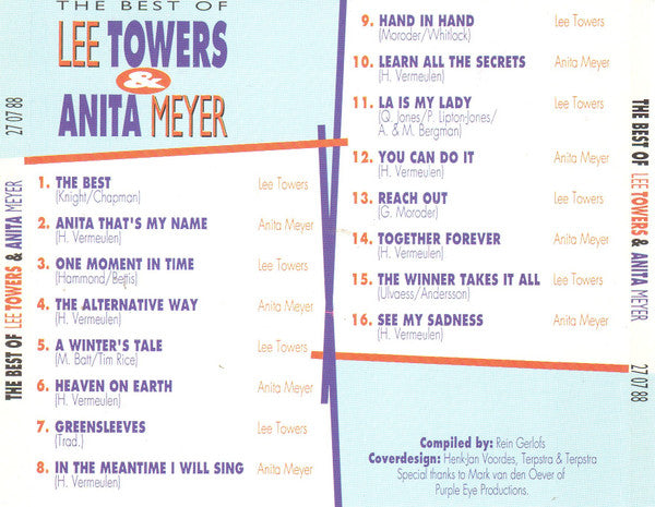Lee Towers & Anita Meyer - The Best Of Lee Towers & Anita Meyer (CD) Compact Disc Goede Staat