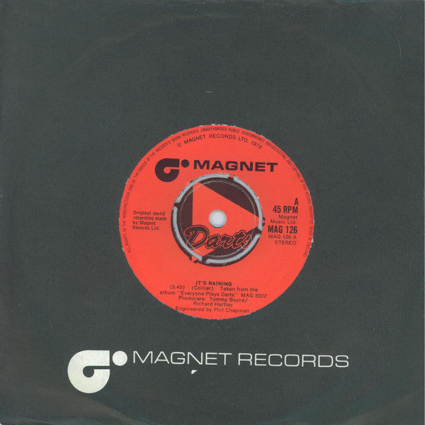Darts - It's Raining Vinyl Singles Vinyl (VG) <br> Hoes Generic