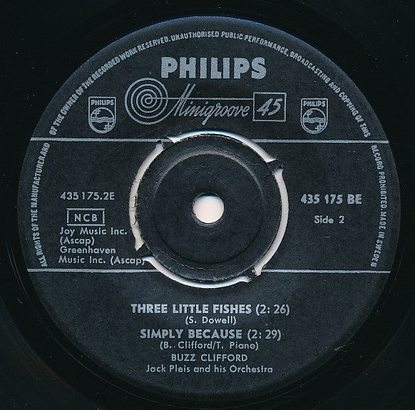 Buzz Clifford - Baby Sittin' Boogie Vinyl Singles EP Vinyl Very Good (VG) <br> Hoes Generic