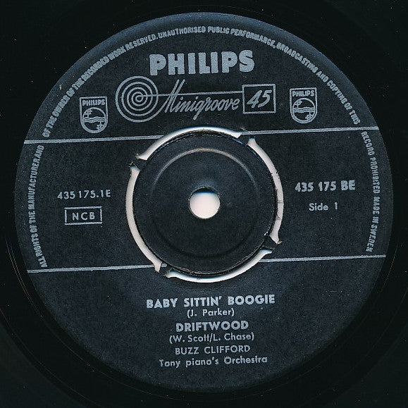 Buzz Clifford - Baby Sittin' Boogie Vinyl Singles EP Vinyl Very Good (VG) <br> Hoes Generic