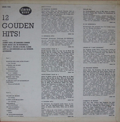 Various - Johnny Hoes Presenteert: 12 Gouden Hits (LP) 51622 Vinyl LP Vinyl Very Good (VG) <br> Hoes Good Plus (G+)