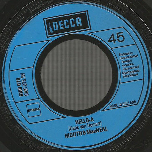 Mouth & MacNeal - Hello-A Vinyl Singles VINYLSINGLES.NL