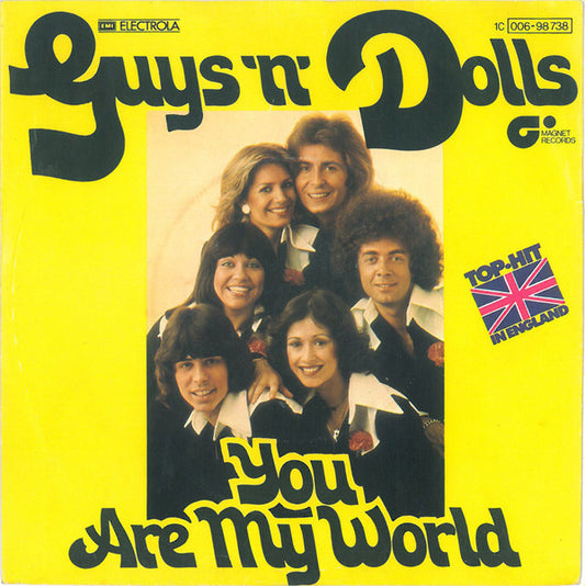 Guys 'n Dolls - You Are My World 18135 Vinyl Singles Goede Staat