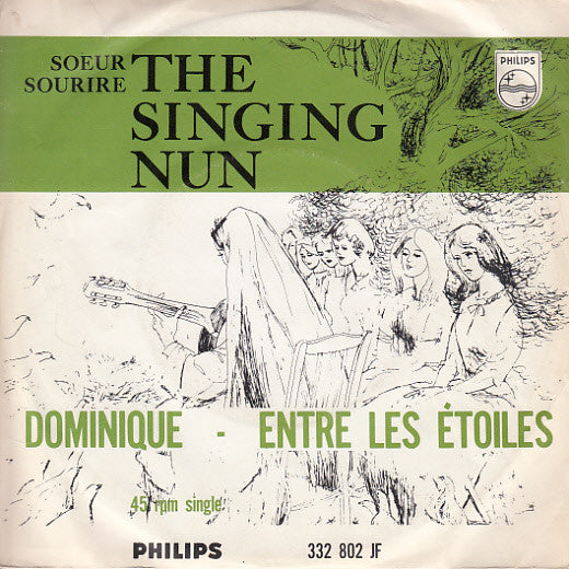 Singing Nun - Dominique 36927 Vinyl Singles Goede Staat