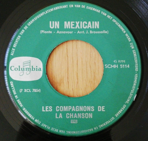 Les Compagnons De La Chanson - Un Mexican 38469 Vinyl Singles VINYLSINGLES.NL