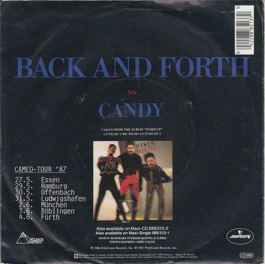 Cameo - Back And Forth