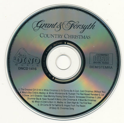 Grant & Forsyth - Country Christmas (CD) Compact Disc Goede Staat
