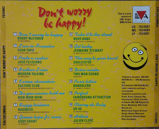 Various - Don't Worry Be Happy (CD) Compact Disc Goede Staat "VINYLSINGLES.NL"