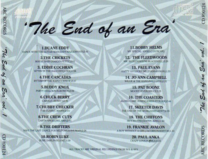 Various - 'The End Of An Era' Vol. * (CD) Compact Disc Goede Staat