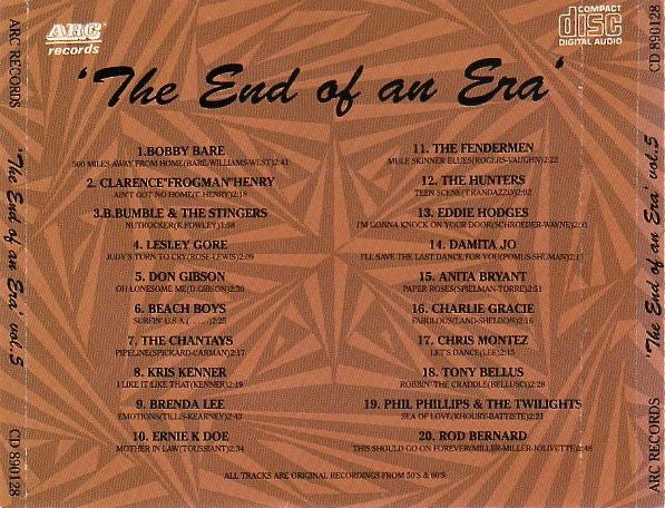 Various - 'The End Of An Era' Vol. * (CD) Compact Disc Goede Staat