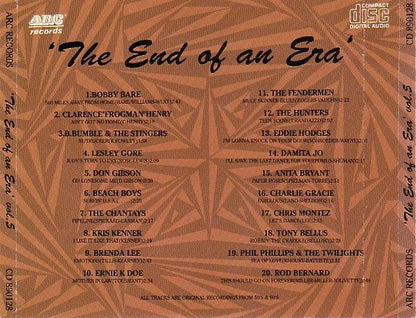 Various - 'The End Of An Era' Vol. * (CD) Compact Disc Goede Staat
