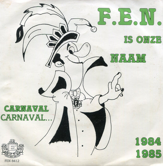Antoine Van Der Heyden / Fons Van Thielen - Carnaval Carnaval Vinyl Singles Vinyl Very Good (VG) <br> Hoes Good Plus (G+)