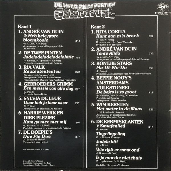 Various - De Daverende Dertien Carnaval (LP) 48175