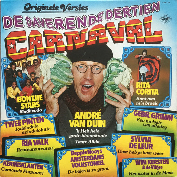 Various - De Daverende Dertien Carnaval (LP) (B) 48175 Vinyl LP Goede Staat