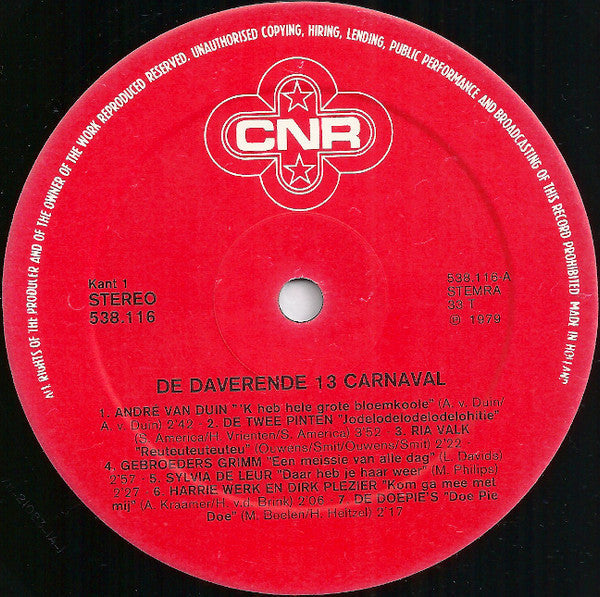 Various - De Daverende Dertien Carnaval (LP) 48175