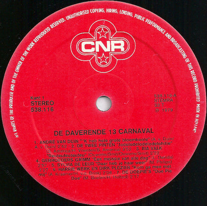 Various - De Daverende Dertien Carnaval (LP) 48175