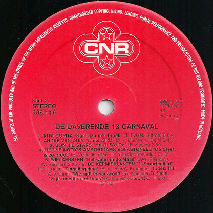 Various - De Daverende Dertien Carnaval (LP) 48175