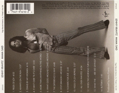Lenny Kravitz - Mama Said (CD) Compact Disc Goede Staat