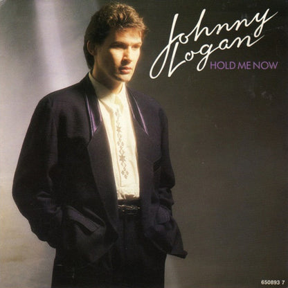 Johnny Logan - Hold Me Now Vinyl Singles Vinyl Very Good (VG) <br> Hoes Good Plus (G+)
