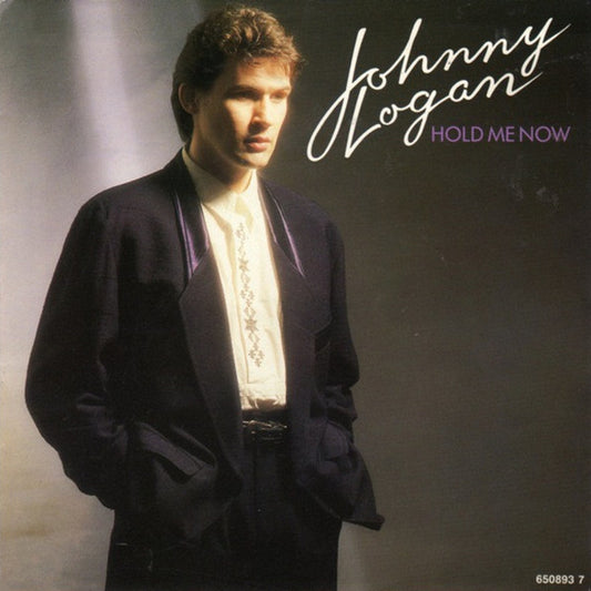 Johnny Logan - Hold Me Now Vinyl Singles Vinyl Very Good (VG) <br> Hoes Good Plus (G+)