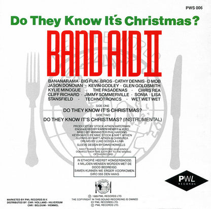Band Aid II - Do They Know It's Christmas? VINYLSINGLES.NL