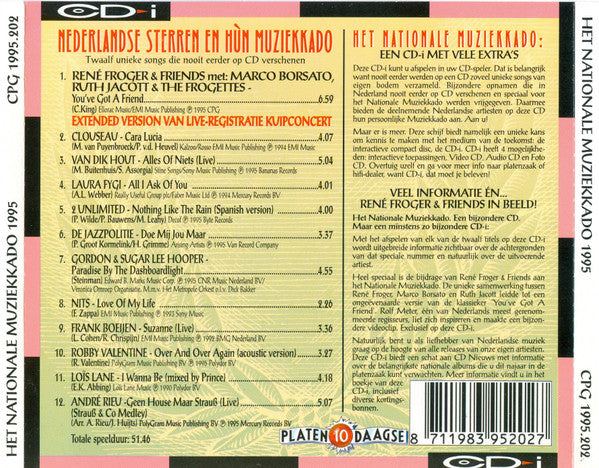 Various - Het Nationale Muziekkado 1995 (CD) 70727