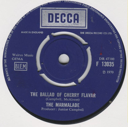 Marmalade - Rainbow Vinyl Singles Vinyl Very Good (VG) <br> Hoes Generic