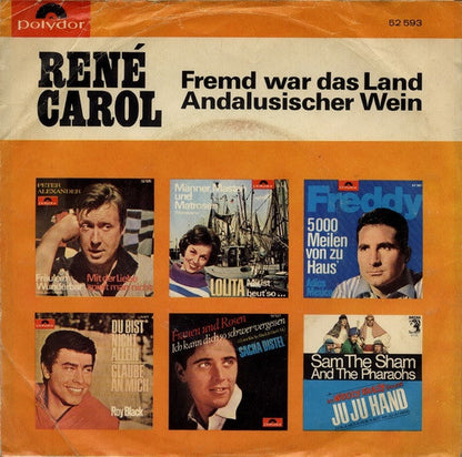 René Carol - Fremd War Das Land Vinyl Singles Vinyl Very Good (VG) <br> Hoes Good Plus (G+)