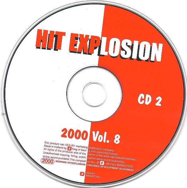 Various - Hit Explosion 8 Special Euro Edition (CD) Compact Disc Goede Staat