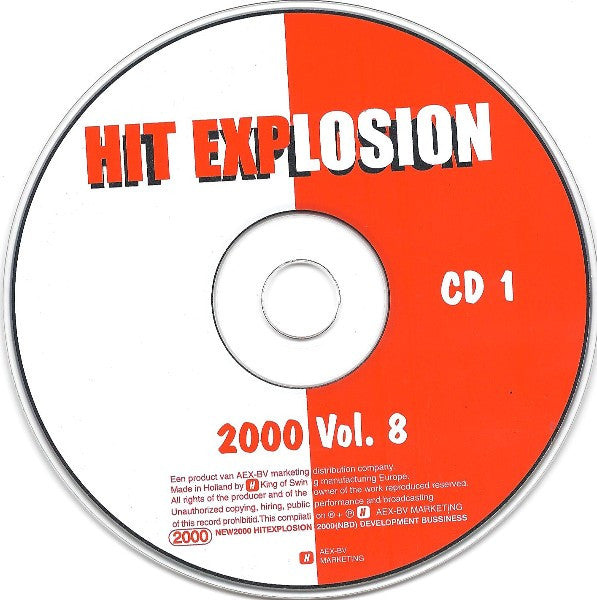 Various - Hit Explosion 8 Special Euro Edition (CD) Compact Disc Goede Staat