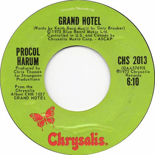 Procol Harum - Grand Hotel 36856 Vinyl Singles Goede Staat