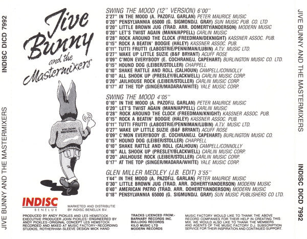 Jive Bunny And The Mastermixers - Swing The Mood (CD) Compact Disc Single Goede Staat