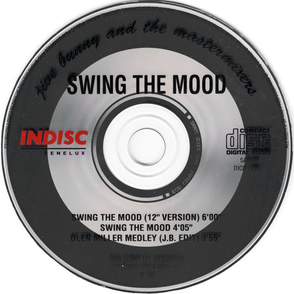 Jive Bunny And The Mastermixers - Swing The Mood (CD) Compact Disc Single Goede Staat