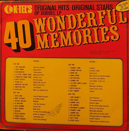 Various - 40 Wonderful Memories (LP) 42587 Vinyl LP VINYLSINGELS.NL