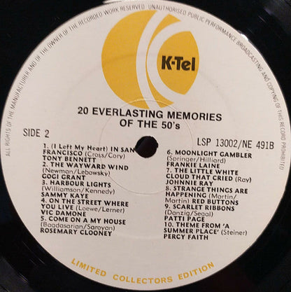 Various - 40 Wonderful Memories (LP) 48956 Vinyl LP Dubbel Goede Staat