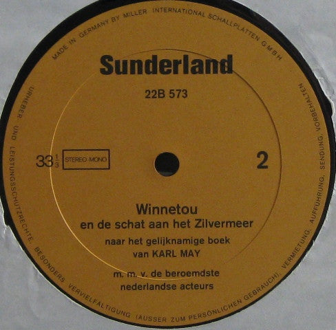 Karl May - Winnetou En De Schat Aan Het Zilvermeer (LP)