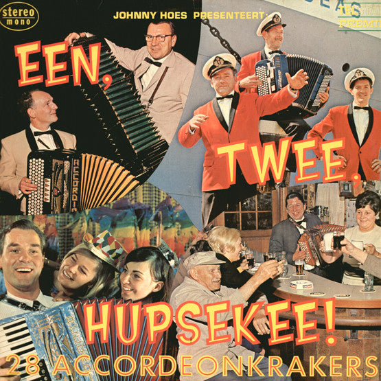 Various - Een, Twee, Hupsekee! - 28 Accordeonkrakers (LP) Vinyl LP Vinyl Zeer Goed / Hoesje Goed "VINYLSINGLES.NL"