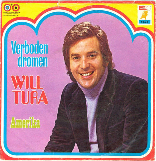 Will Tura - Verboden Dromen Vinyl Singles Vinyl Very Good (VG) <br> Hoes Good Plus (G+)