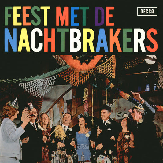 Vrolijke Nachtbrakers - Feest Met De Nachtbrakers (LP) Vinyl LP Vinyl Zeer Goed / Hoesje Goed "VINYLSINGLES.NL"