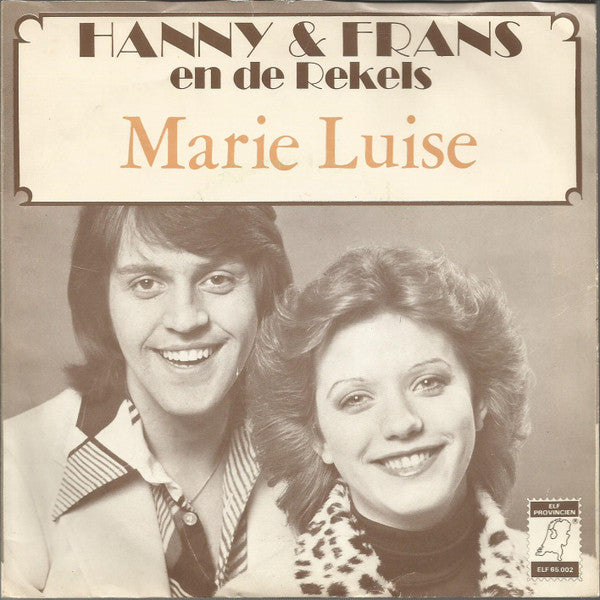 Frans - Hanny En De Rekels - Marie Louise Vinyl Singles Vinyl Very Good (VG) <br> Hoes Good Plus (G+)