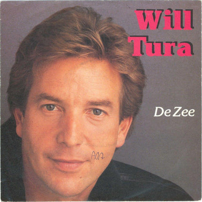 Will Tura - De Zee Vinyl Singles Vinyl Very Good (VG) <br> Hoes Good Plus (G+)