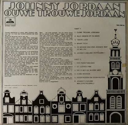 Johnny Jordaan - Ouwe Trouwe Jordaan (LP) Vinyl LP Vinyl Very Good (VG) <br> Hoes Good Plus (G+)
