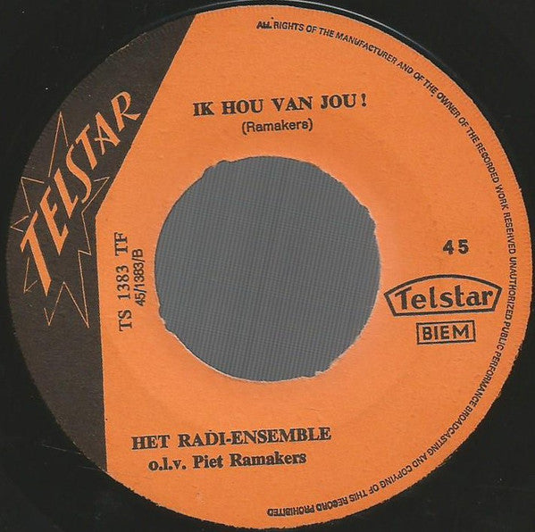 Radi-Ensemble - Jij Alleen, Magdalena Vinyl Singles Vinyl Goed / Hoes Generic