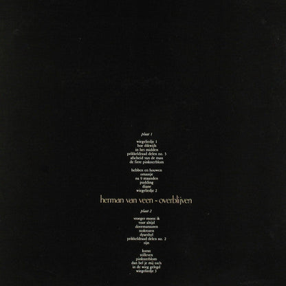 Herman van Veen - Overblijven (LP) Vinyl LP Dubbel Vinyl Very Good (VG) <br> Hoes Good Plus (G+)