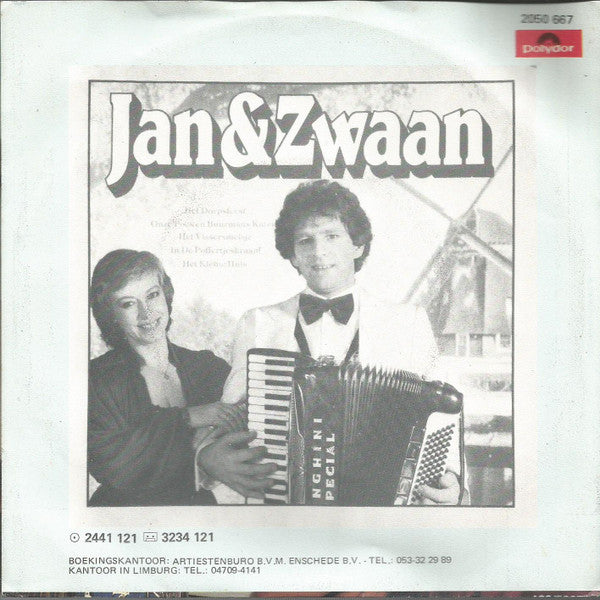 Jan & Zwaan - Het Kleine Huis 35533 Vinyl Singles Goede Staat